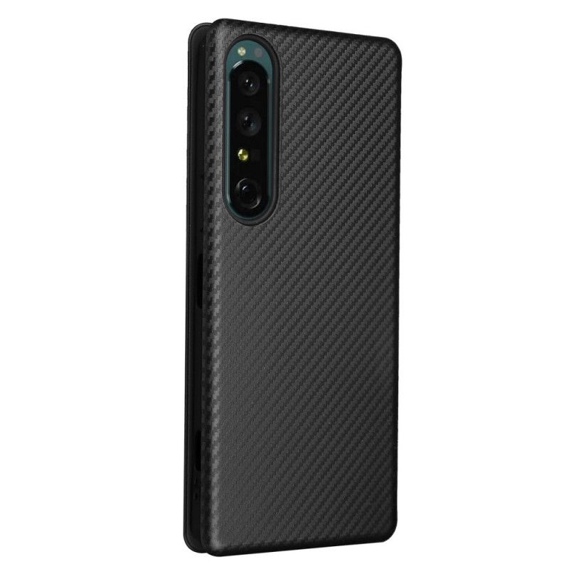 Cover Sony Xperia 1 IV Flip Cover Kulfibertekstur