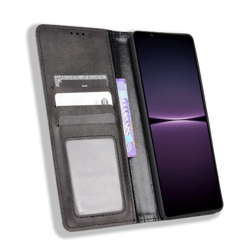 Cover Sony Xperia 1 IV Flip Cover Styliseret