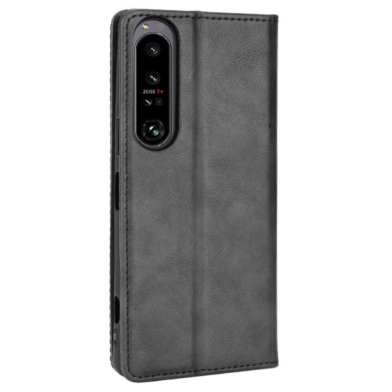 Cover Sony Xperia 1 IV Flip Cover Styliseret