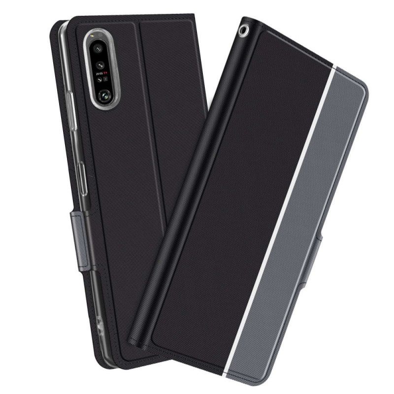 Cover Sony Xperia 1 IV Flip Cover Tofarvet Baiyu