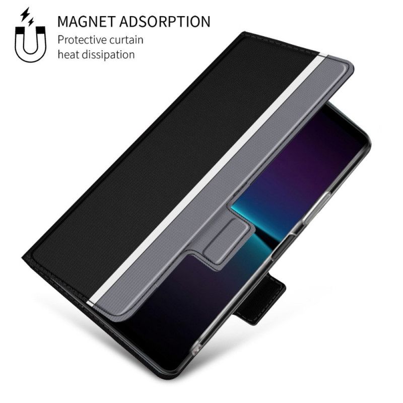 Cover Sony Xperia 1 IV Flip Cover Tofarvet Baiyu