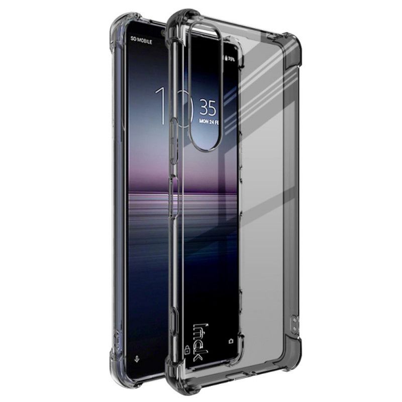 Cover Sony Xperia 1 IV Transparent Med Imak Skærmfilm