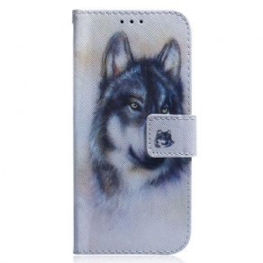 Flip Cover Sony Xperia 1 IV Akvarelhund