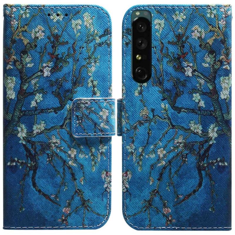 Flip Cover Sony Xperia 1 IV Blomstrende Grene