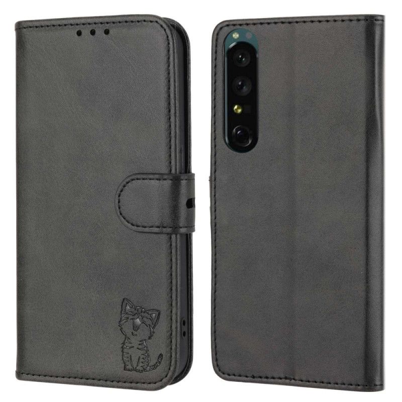 Flip Cover Sony Xperia 1 IV For Sød Kat