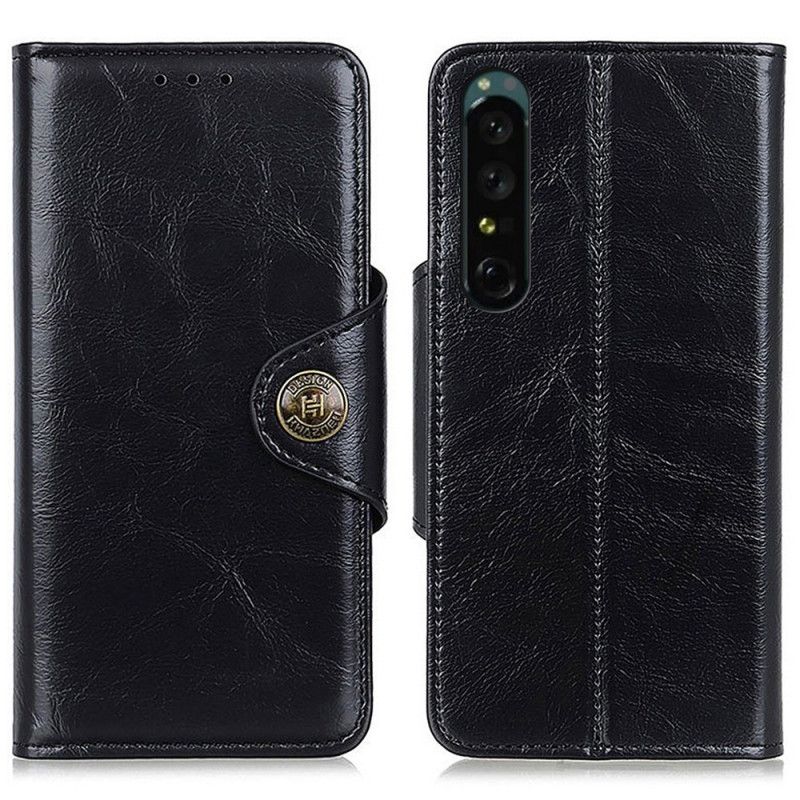 Flip Cover Sony Xperia 1 IV Knaplås