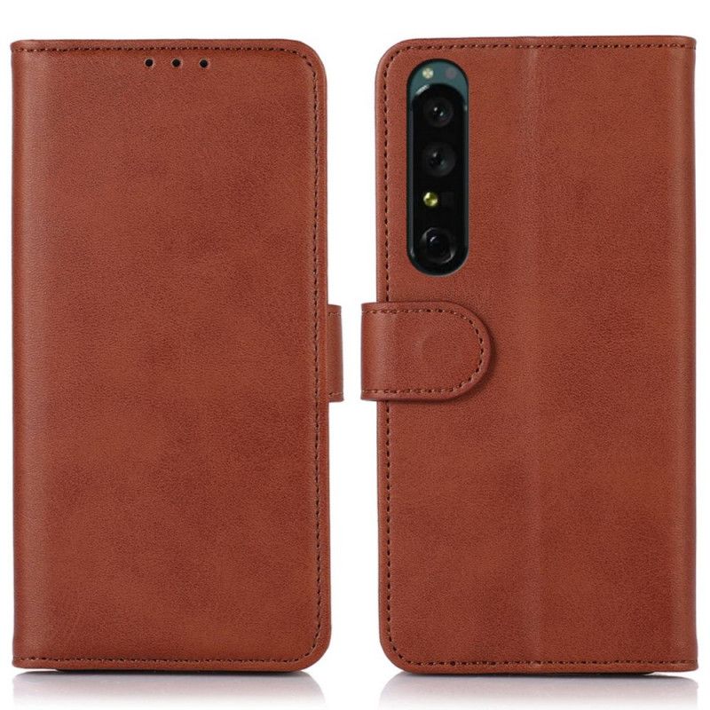 Flip Cover Sony Xperia 1 IV Læderstil