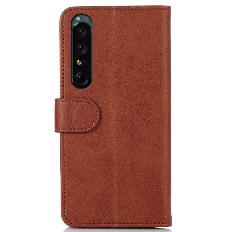 Flip Cover Sony Xperia 1 IV Læderstil