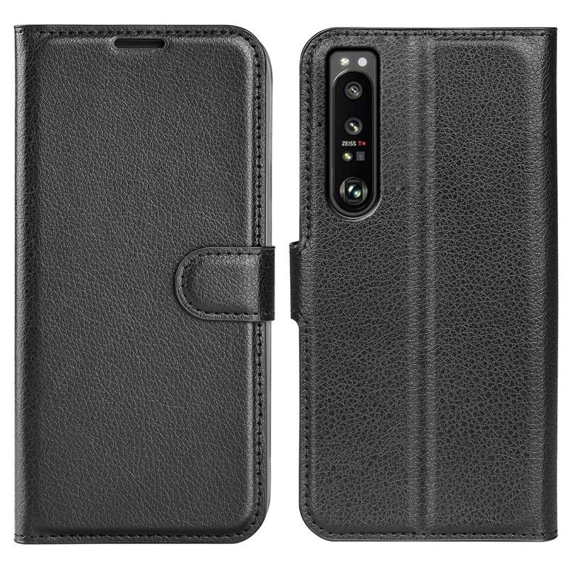 Flip Cover Sony Xperia 1 IV Lychee Classic