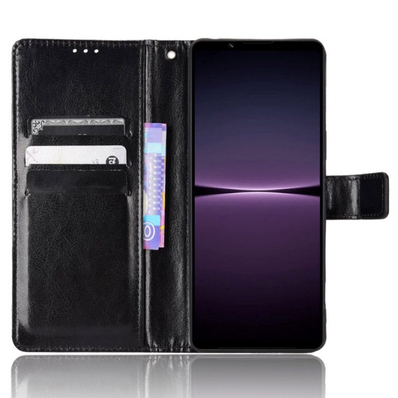 Flip Cover Sony Xperia 1 IV Med Snor Flashy Strappy