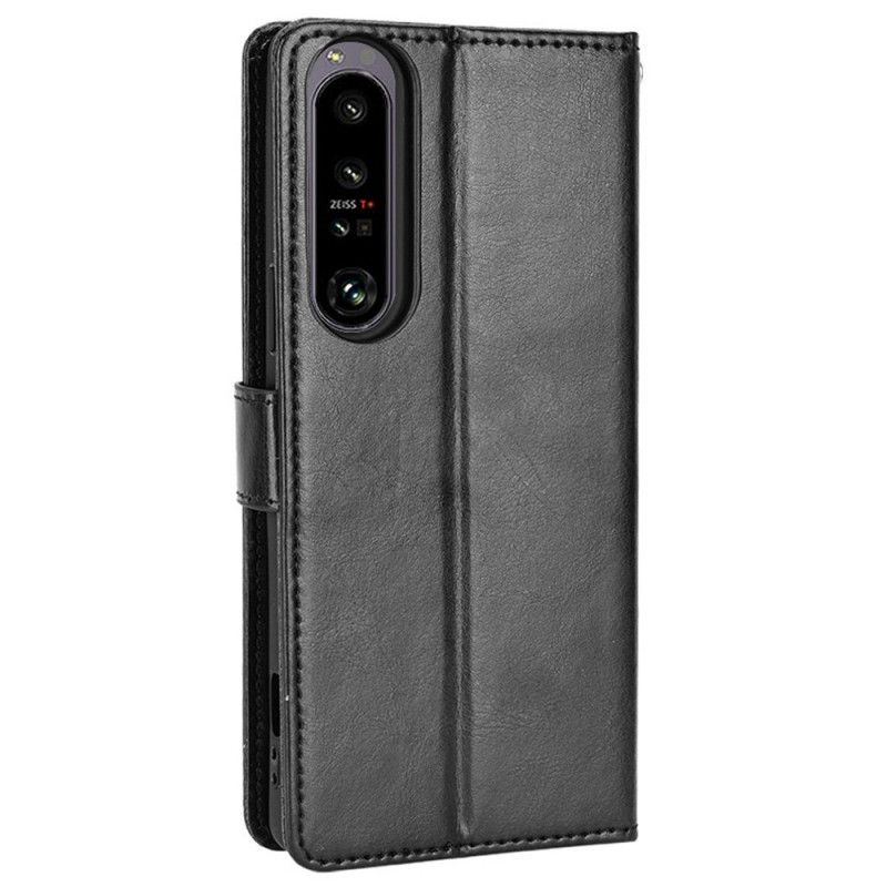 Flip Cover Sony Xperia 1 IV Med Snor Flashy Strappy