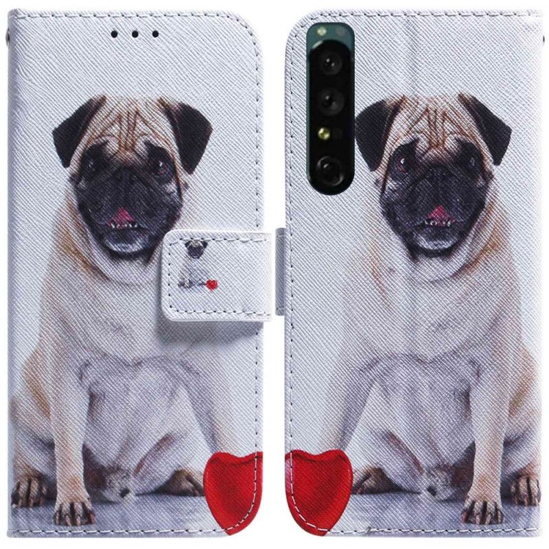 Flip Cover Sony Xperia 1 IV Mopshund