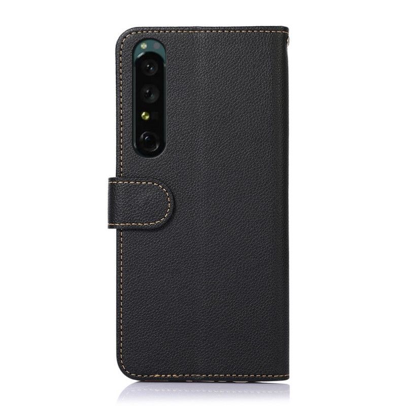 Flip Cover Sony Xperia 1 IV Rfid Lychee Style