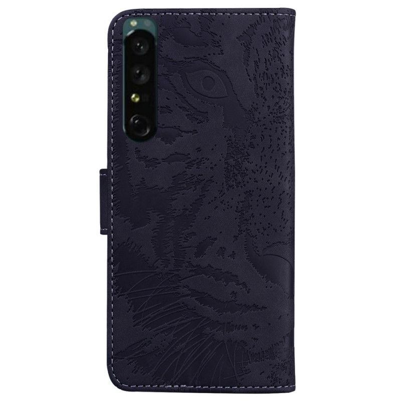 Flip Cover Sony Xperia 1 IV Tigertryk