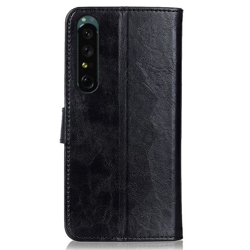 Flip Cover Sony Xperia 1 IV Trefarvet Sølvlås