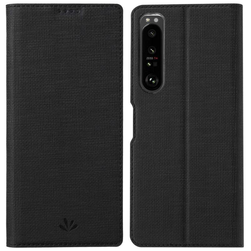 Flip Cover Sony Xperia 1 IV Vili Stoftekstur