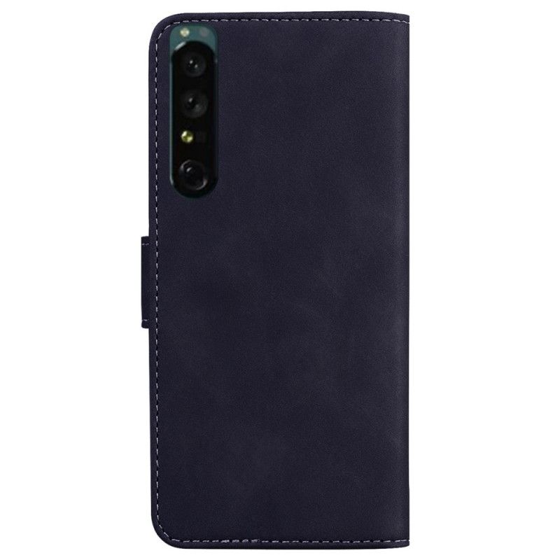 Læder Cover Sony Xperia 1 IV Ensfarvet