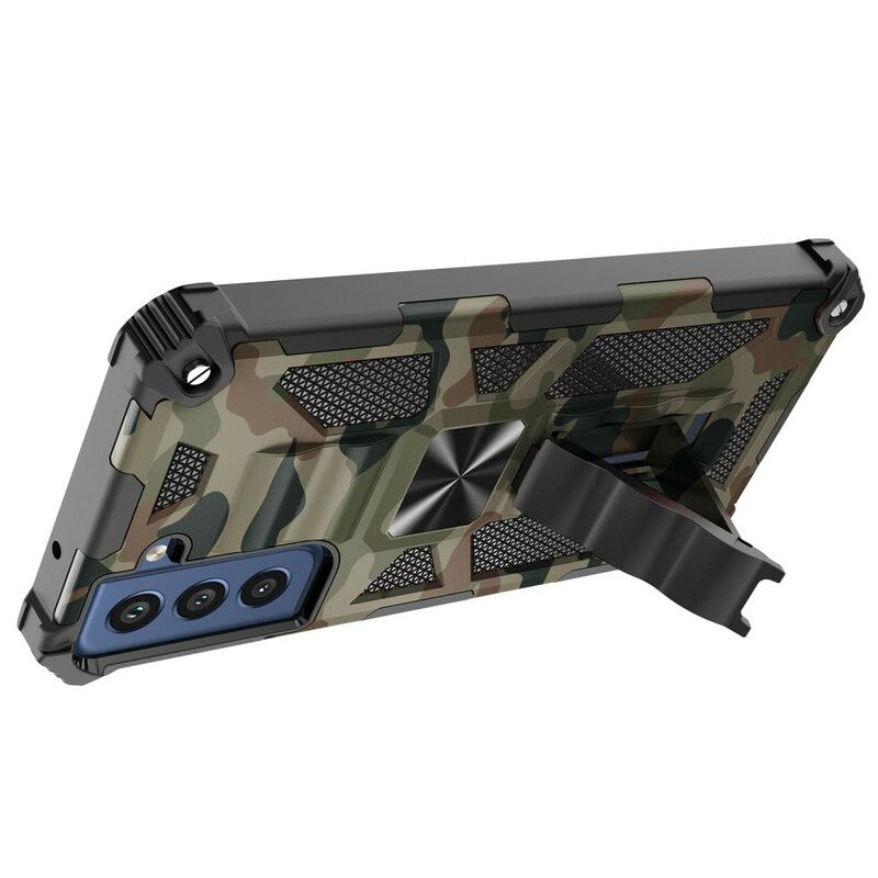 Cover Samsung Galaxy S21 FE Aftagelig Støttecamouflage