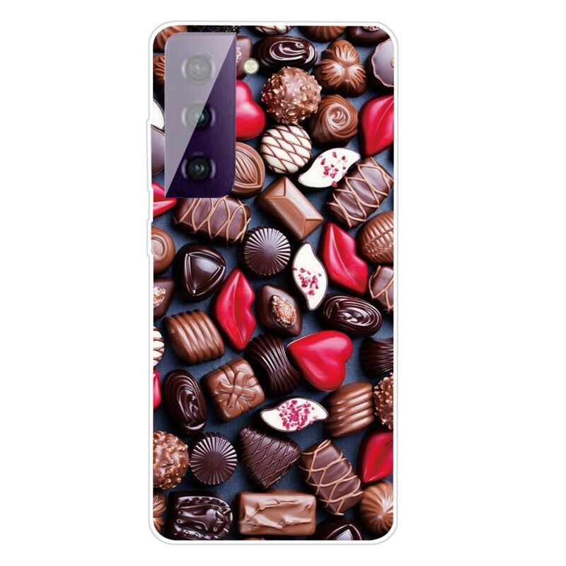 Cover Samsung Galaxy S21 FE Chokoladeslange