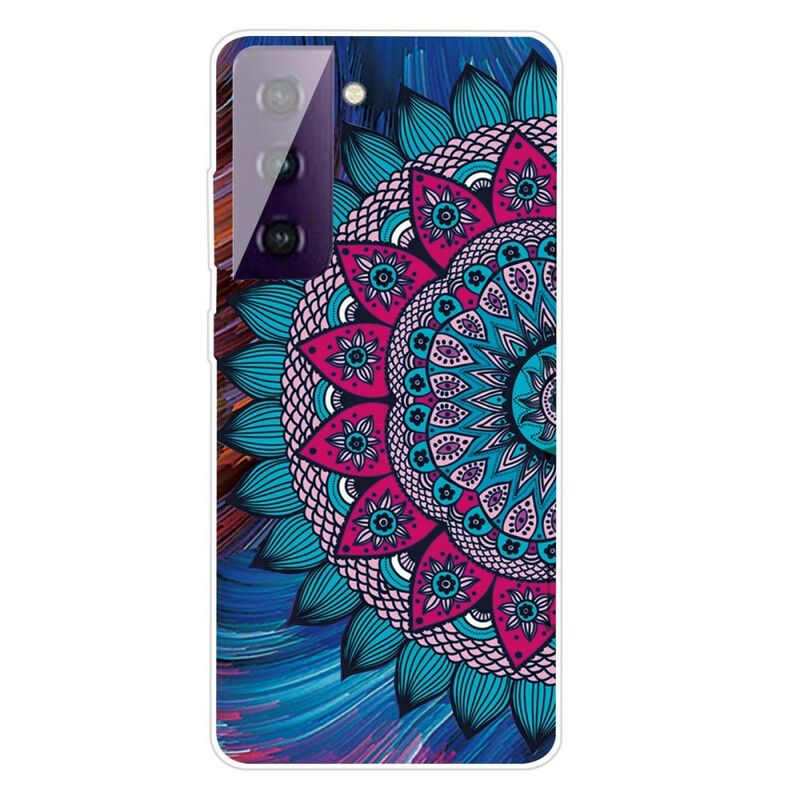 Cover Samsung Galaxy S21 FE Farverig Mandala