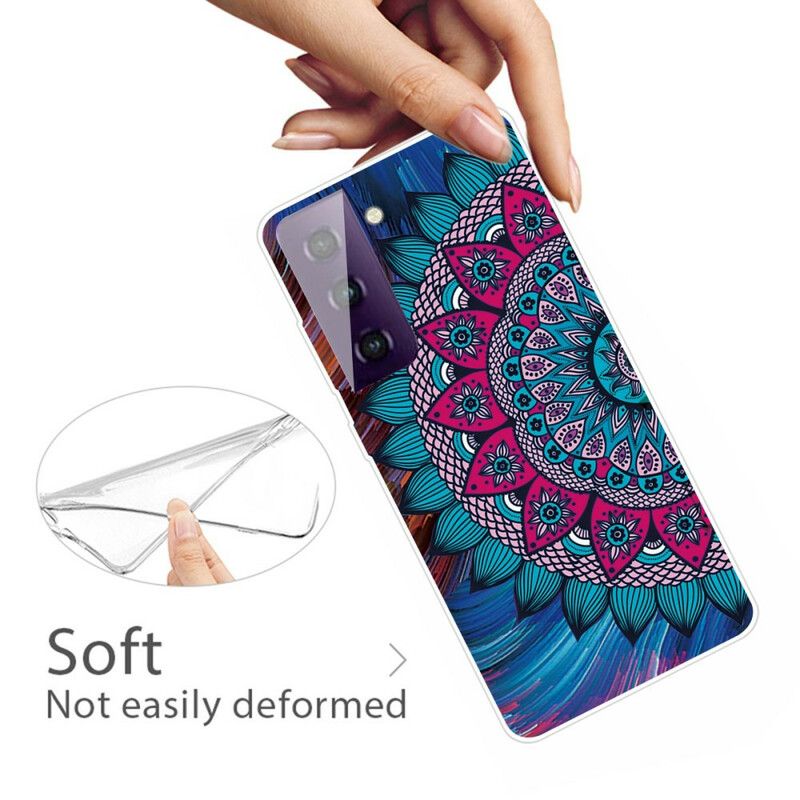 Cover Samsung Galaxy S21 FE Farverig Mandala