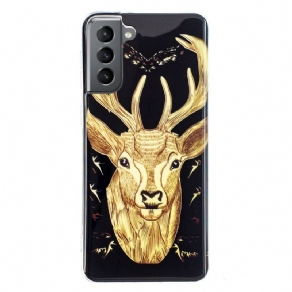 Cover Samsung Galaxy S21 FE Fluorescerende Majestic Stag