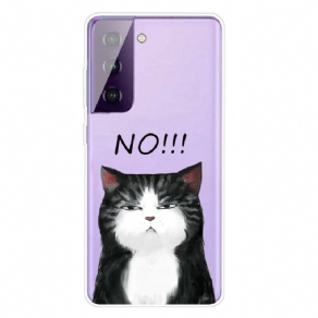 Cover Samsung Galaxy S21 FE Katten Der Siger Nej