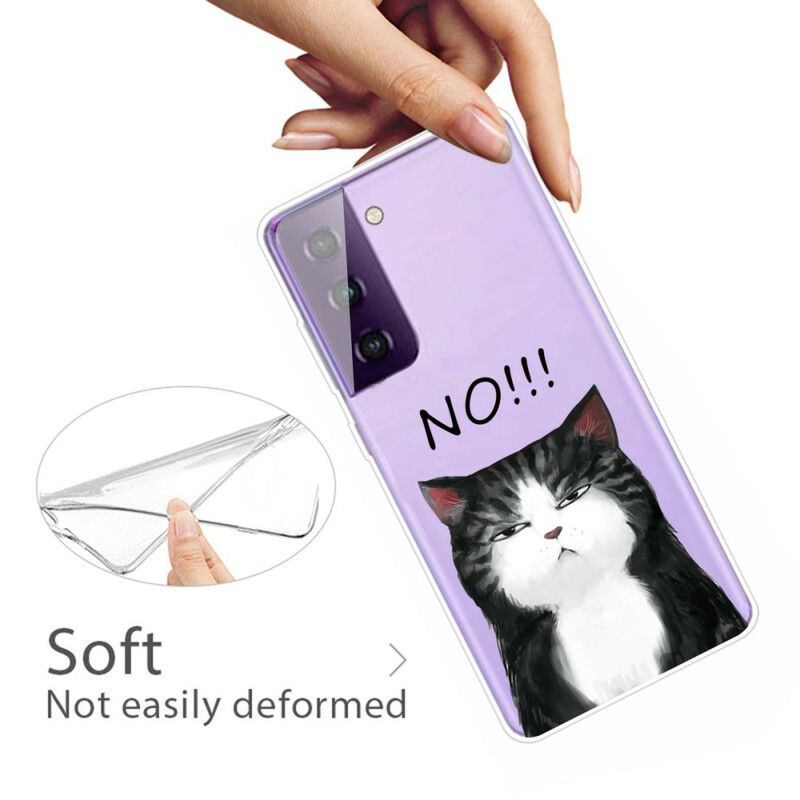 Cover Samsung Galaxy S21 FE Katten Der Siger Nej