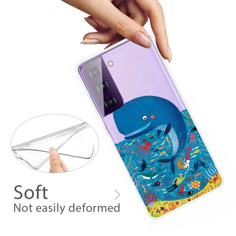 Cover Samsung Galaxy S21 FE Marine Verden