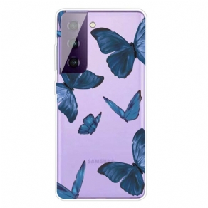 Cover Samsung Galaxy S21 FE Vilde Sommerfugle