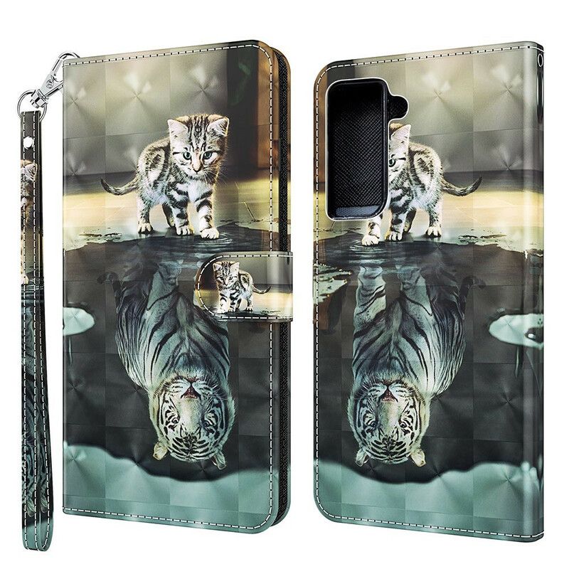 Flip Cover Samsung Galaxy S21 FE Ernest The Tiger