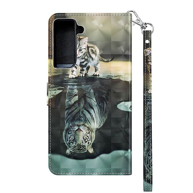 Flip Cover Samsung Galaxy S21 FE Ernest The Tiger