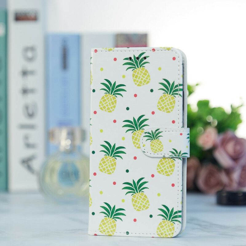 Flip Cover Samsung Galaxy S21 FE Flere Ananas