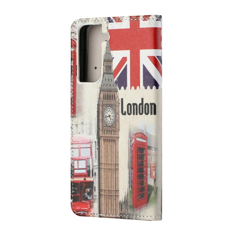 Flip Cover Samsung Galaxy S21 FE London Liv