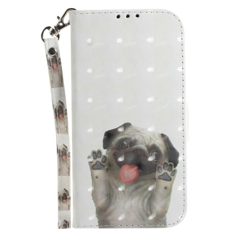 Flip Cover Samsung Galaxy S21 FE Med Snor Elsk Min Hund Med Rem