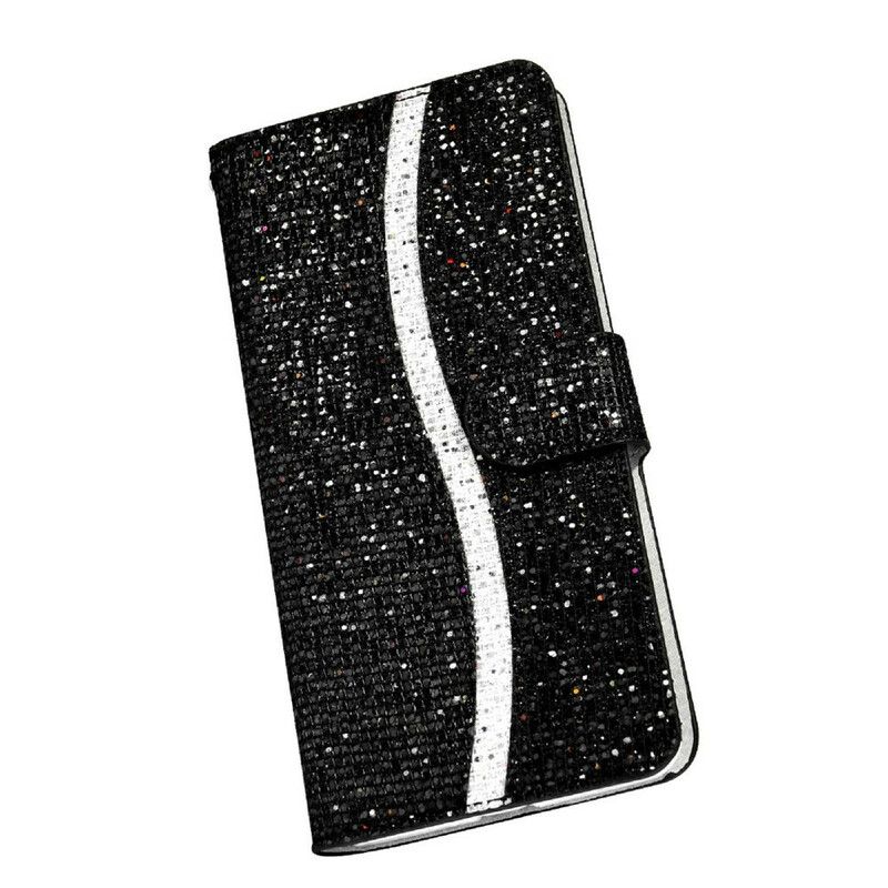 Flip Cover Samsung Galaxy S21 FE Pailletter S Design