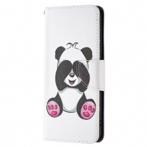 Flip Cover Samsung Galaxy S21 FE Panda Sjov