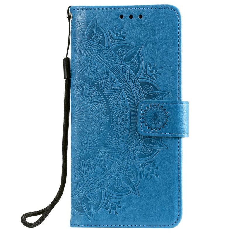 Læder Cover Samsung Galaxy S21 FE Søn Mandala