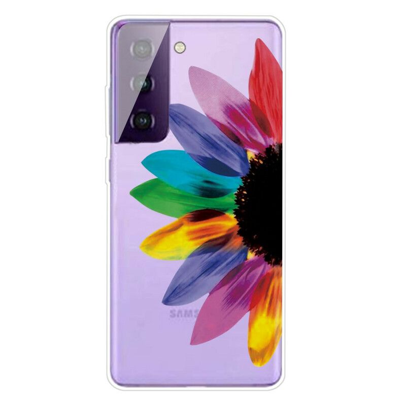 Mobilcover Samsung Galaxy S21 FE Farverig Blomst