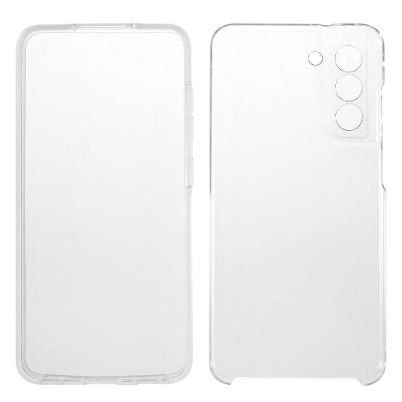 Mobilcover Samsung Galaxy S21 FE Transparent Forside Bagside