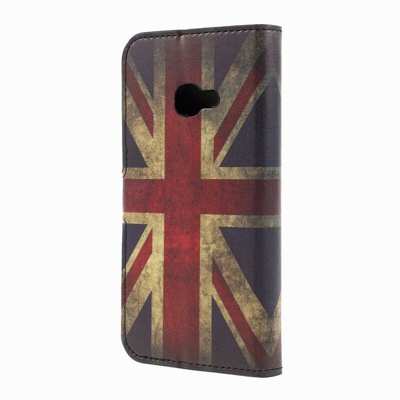 Læder Cover Samsung Galaxy XCover 4 / 4S Englands Flag