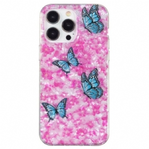 Cover iPhone 15 Pro Max Blomster Og Sommerfugle