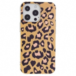 Cover iPhone 15 Pro Max Leopardmønster