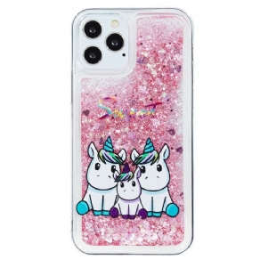 Cover iPhone 15 Pro Max Unicorn Glitter