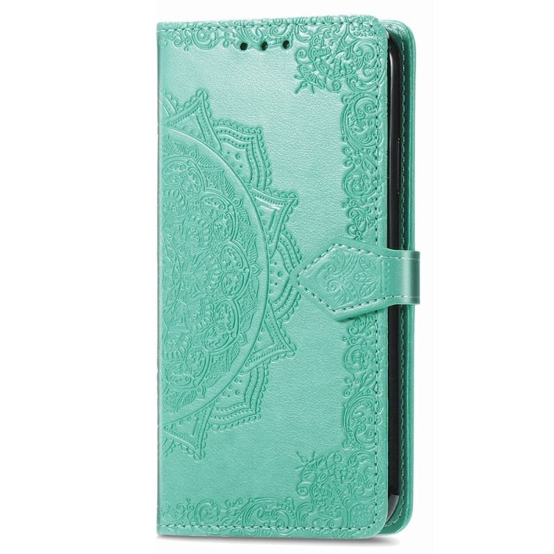 Flip Cover iPhone 15 Pro Max Med Snor Barok Mandala Med Rem