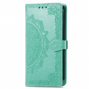 Flip Cover iPhone 15 Pro Max Med Snor Barok Mandala Med Rem