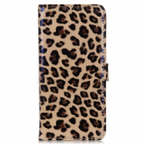 Flip Cover Poco M5 Leopard Hudstil