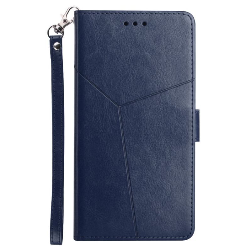 Flip Cover Poco M5 Med Snor Strappy Y Design