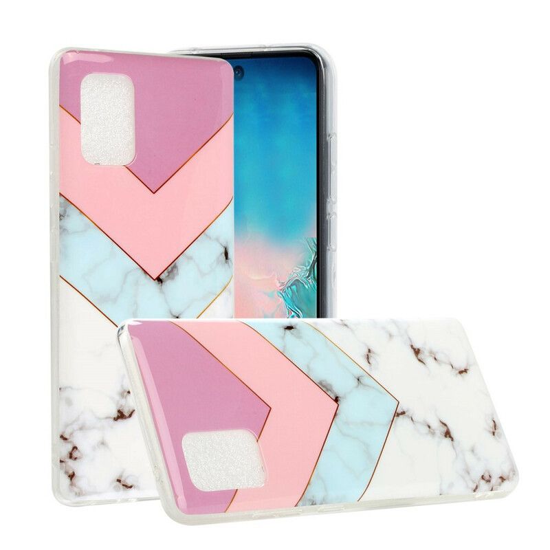 Cover Samsung Galaxy A51 5G Farverig Glamour Marmor