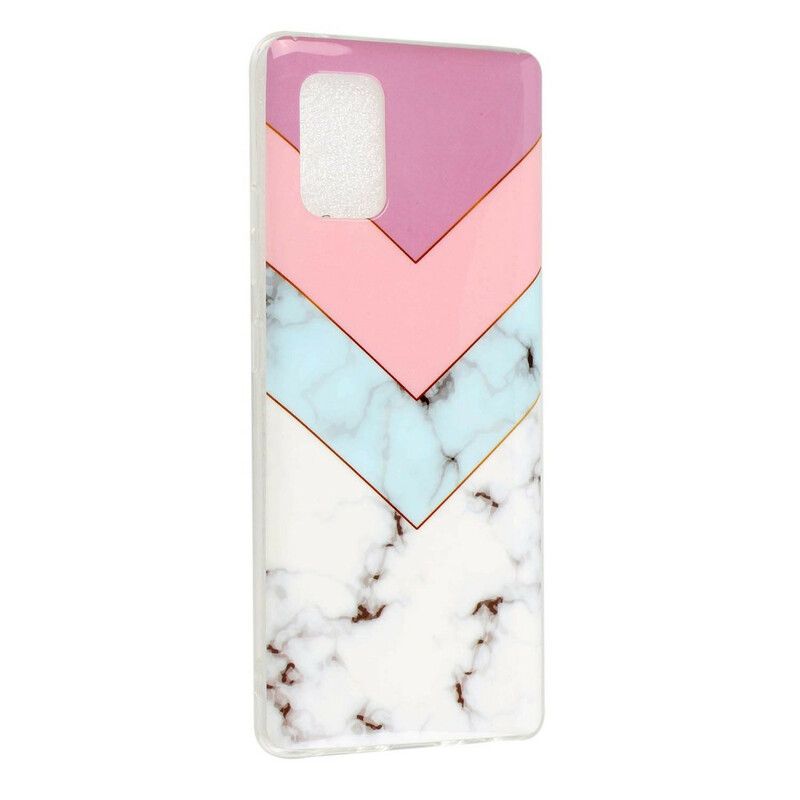 Cover Samsung Galaxy A51 5G Farverig Glamour Marmor